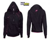 Agasalho Nike Feminino Preto Com Rosa